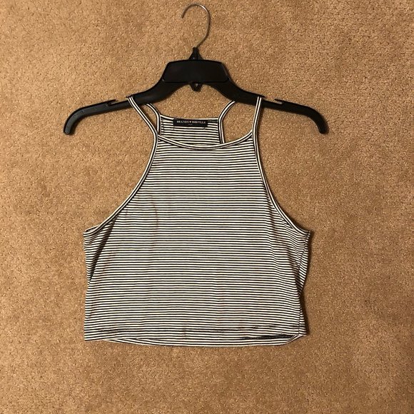Brandy Melville Striped Crop Top - Picture 5 of 6